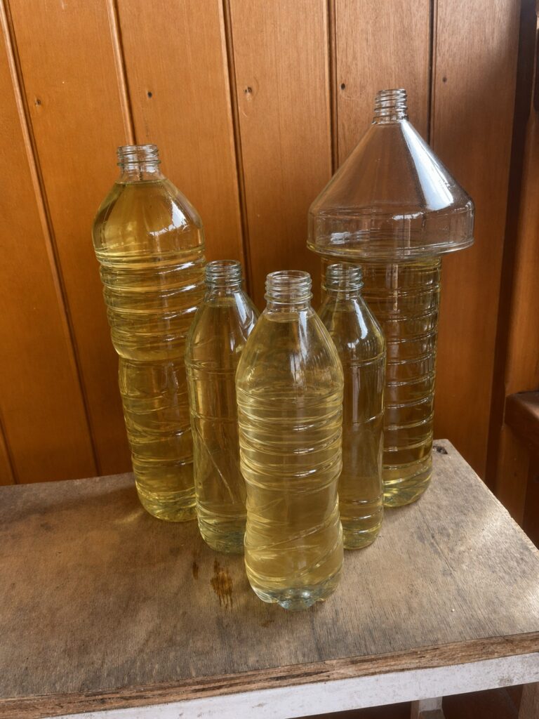 bottled coconut oil